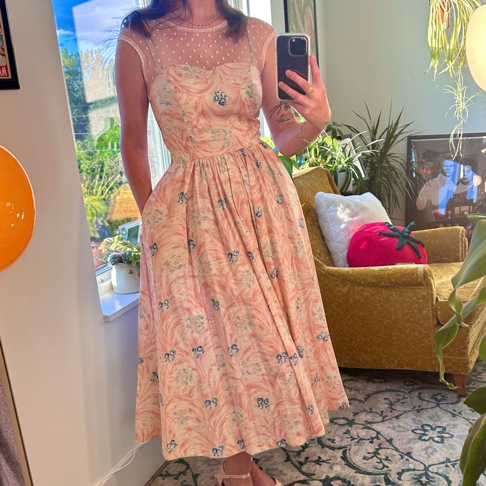 Vintage 1950s 1980s party dress